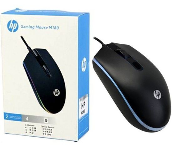 تصویر  ماوس باسیم چراغ دار گیمینگ HP-GR-M180